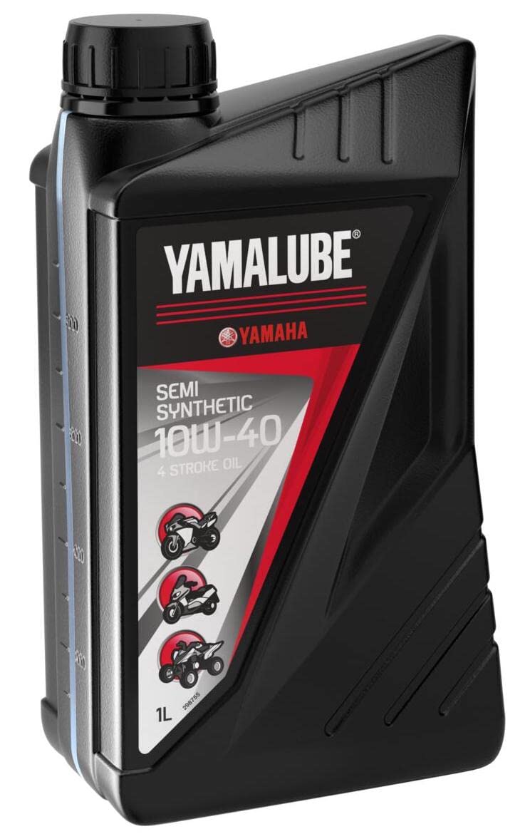 Yamalube 10W-40 Semi Synthetic 4 Takt Motorrad Quad ATV Motoröl Öl 1 Liter von Yamaha