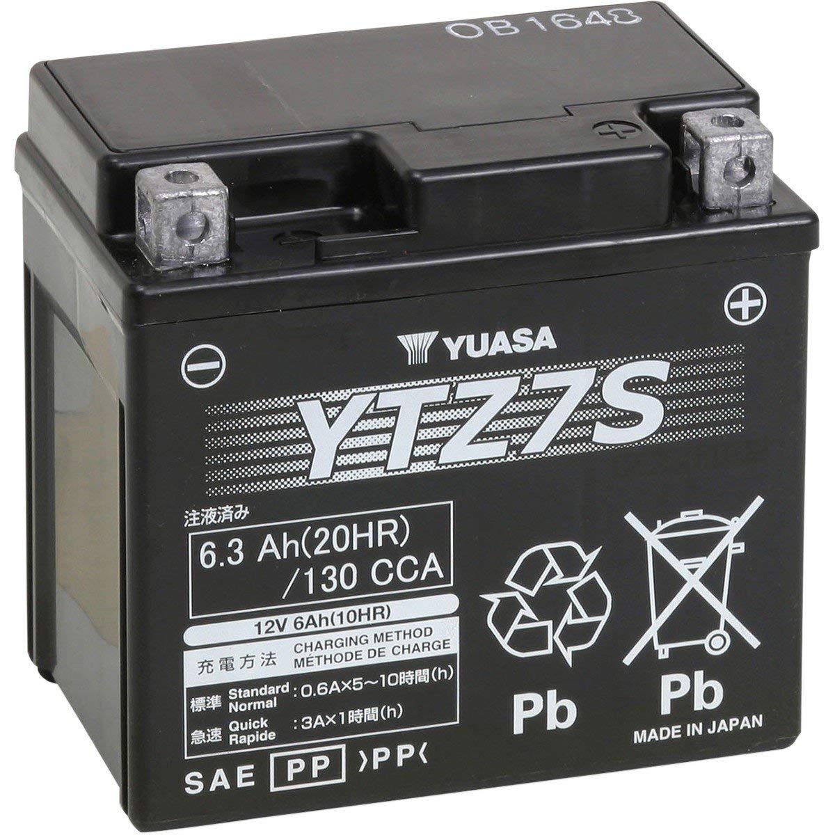Batteria Yuasa YTZ7S originale Yamaha 5TJ821000100 Misure 113 x 70 x 105 mm von Yamalube