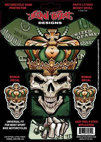 Yana Shiki USA YSLT70054 Tankpad Money Skull, 1 Stück von Yana Shiki