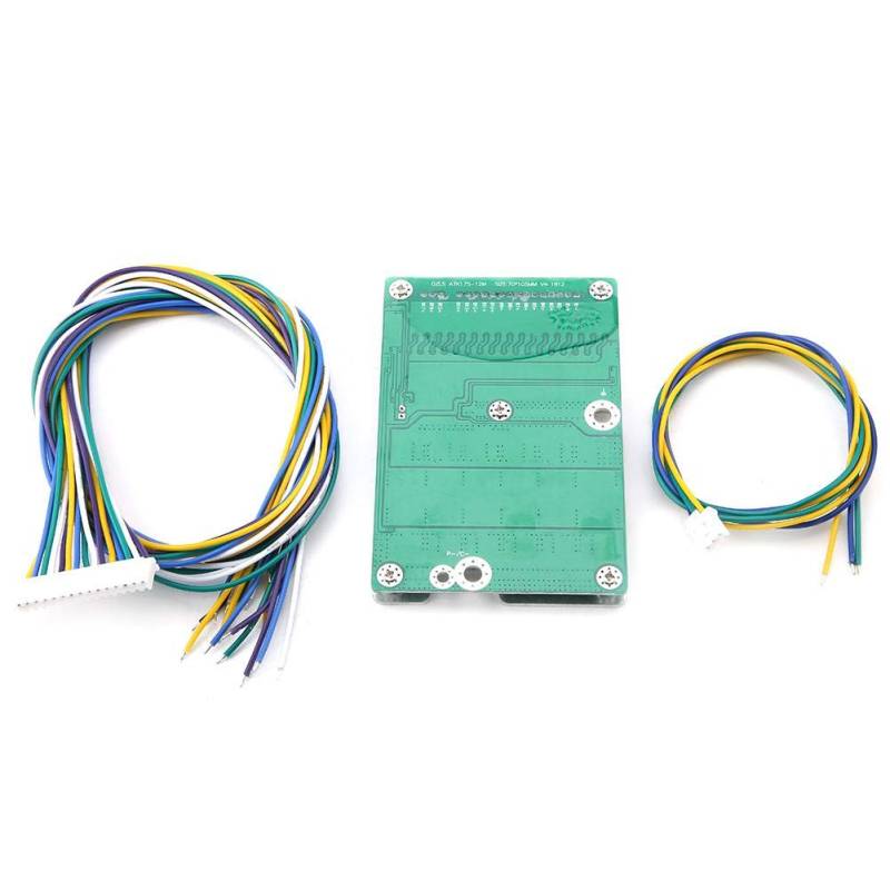 Lithium-Batterie-Schutzplatine, 17s 60V 50A BMS Li-Ionen-Batterie-Ladeschutzplatine mit Balance-Funktion von Yanmis