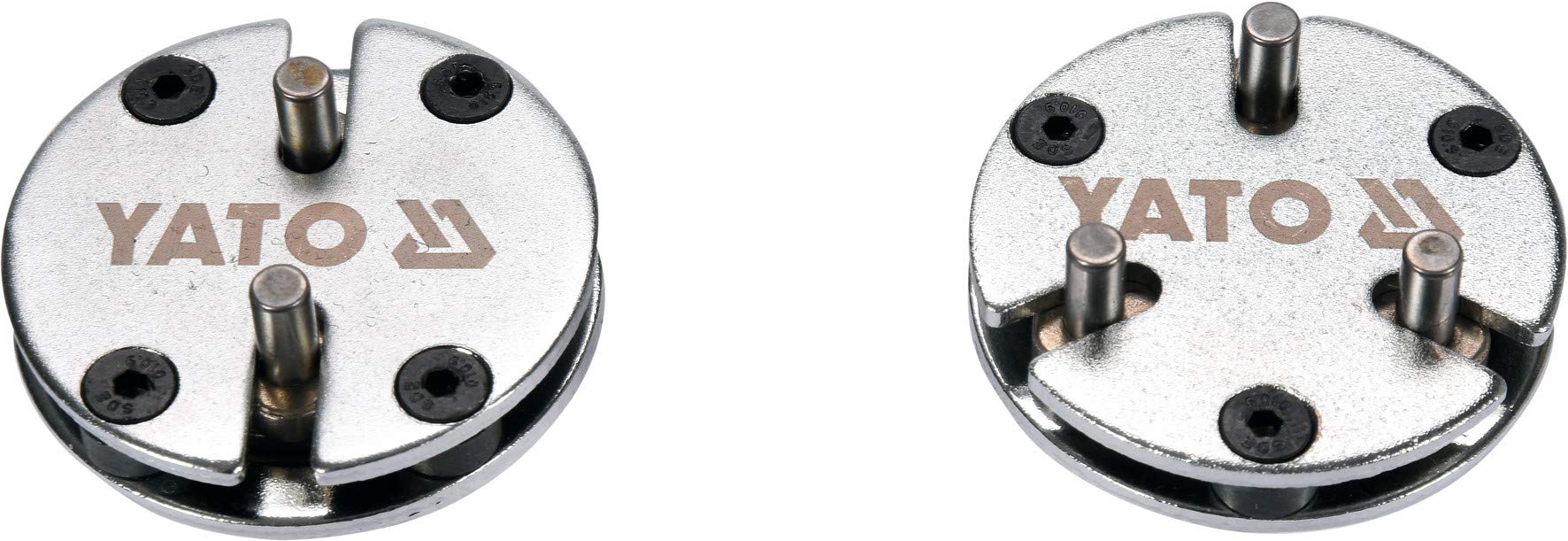 Yato Profi Bremskolben Rücksteller Satz, 2 teilig, 2 & 3 Pin Adapter, 20-35 mm, 10mm 3/8“, einstellbar, universal für viele Marken und Modelle, Bremsk von YATO
