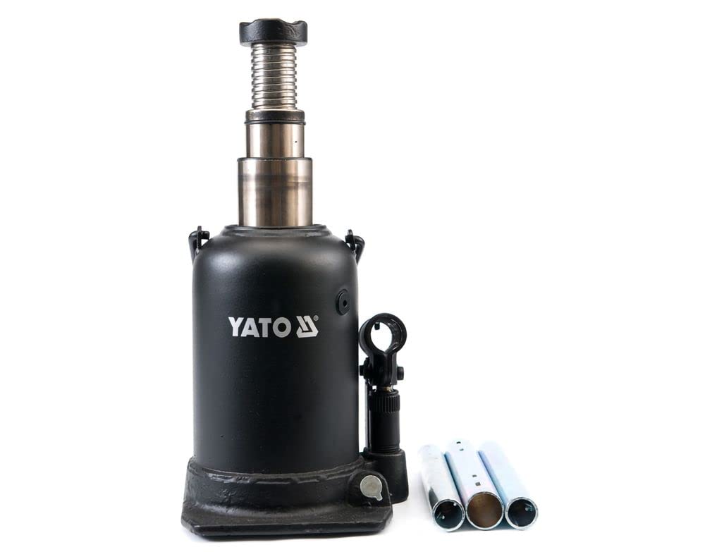 Yato Bottle Jack Two Stage Piston 10T, Schwarz, YT-1714 von YATO