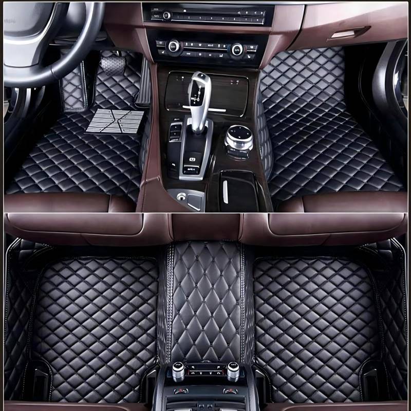 Fussmatten Auto für Audi TT (2 seat) 2015+, Wasserdicht rutschfeste, Tragen Allwetter Vorn und Hinten Auto Fußmatten, Innenraumschutz, Auto Zubehör,A von Ybbpazd