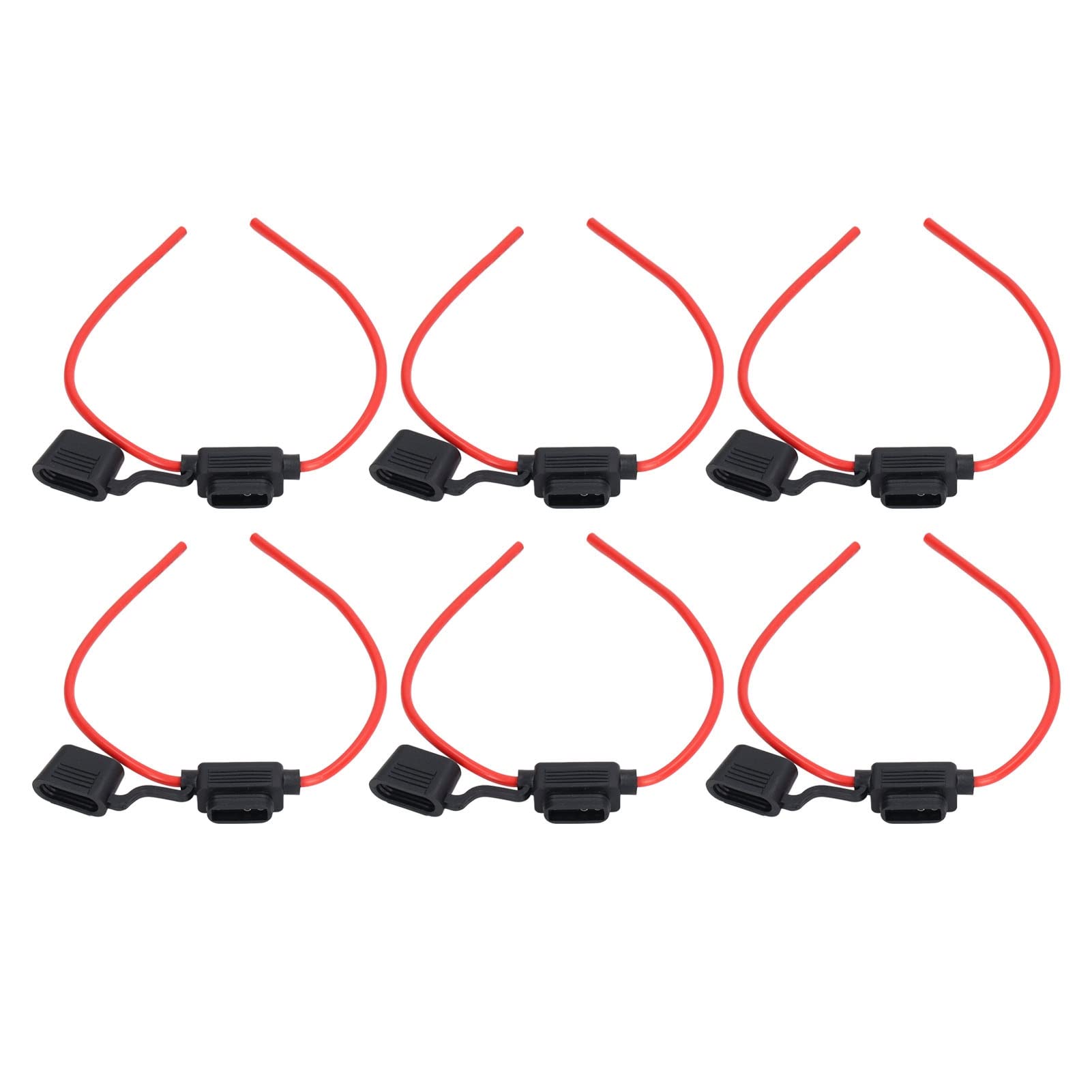 10 Set Inline -Sicherungshalter mit Sicherung - Schmelzen und Einfache Verkabelung (18AWG, 10A) von Yctze
