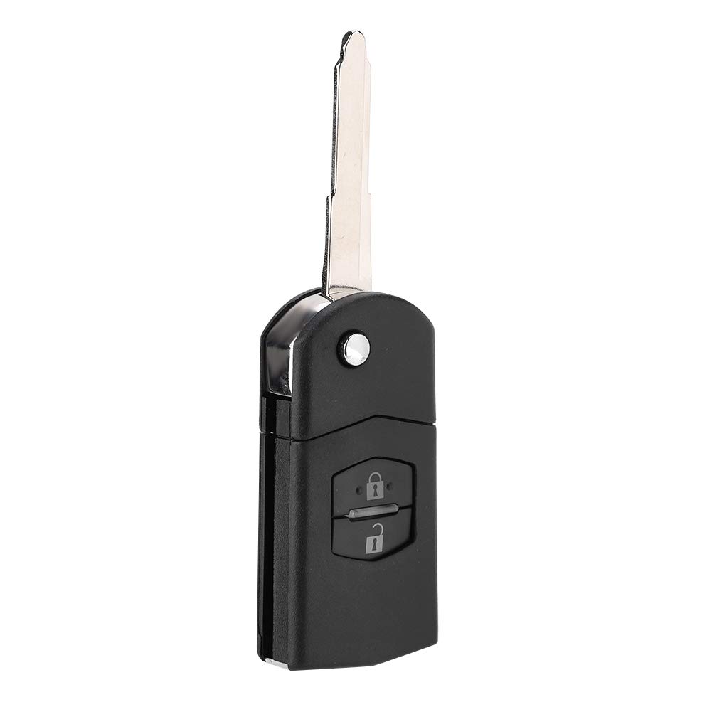 Flip 2 Tasten Fernbedienung Schlüsselhülle für Mazda 2 3 5 6 RX8 MX5 2B für Schlüsselhülle von Yctze