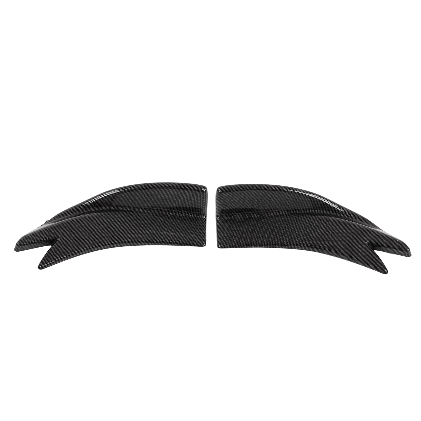 2pcs Universeller Hinterer Stoßstangen -Seitungsspoiler Kohlefaser für die Außendekoration des Autos und 2pcs Universeller Hinterer Stoßstangen -Seitungsspoiler Kohlefaser für die Außendekoration des Autos und von Yctze