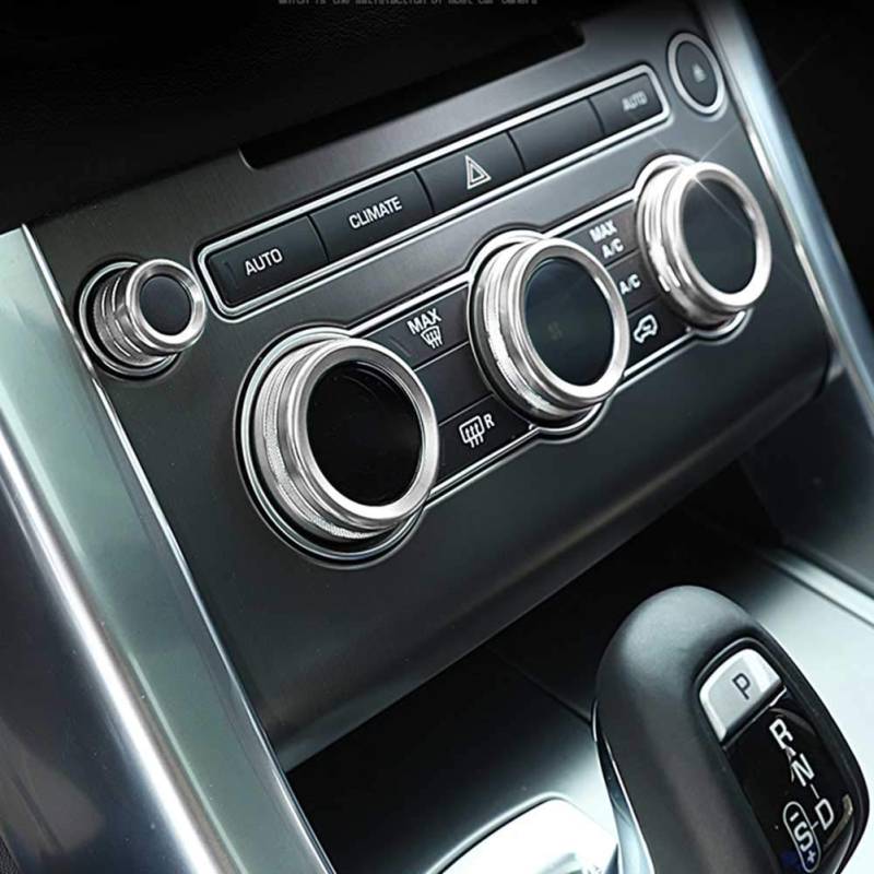 4 Teile/satz AC Klimaanlage Knopf Trim Abdeckung für Range Rover Sport Autobiography (Silber) von Yctze