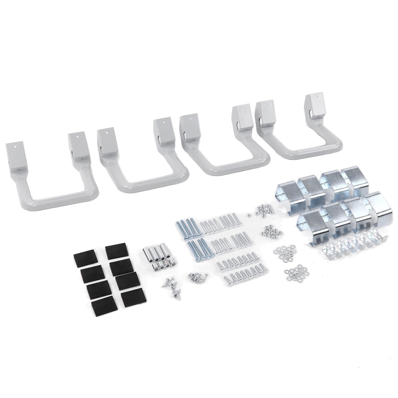 4pcs Aluminiumlegierung Truck Side -Reifenschritt mit Nicht mit den Meisten Kompatiblen, und Nicht Kompatibel, und (Silver) von Yctze
