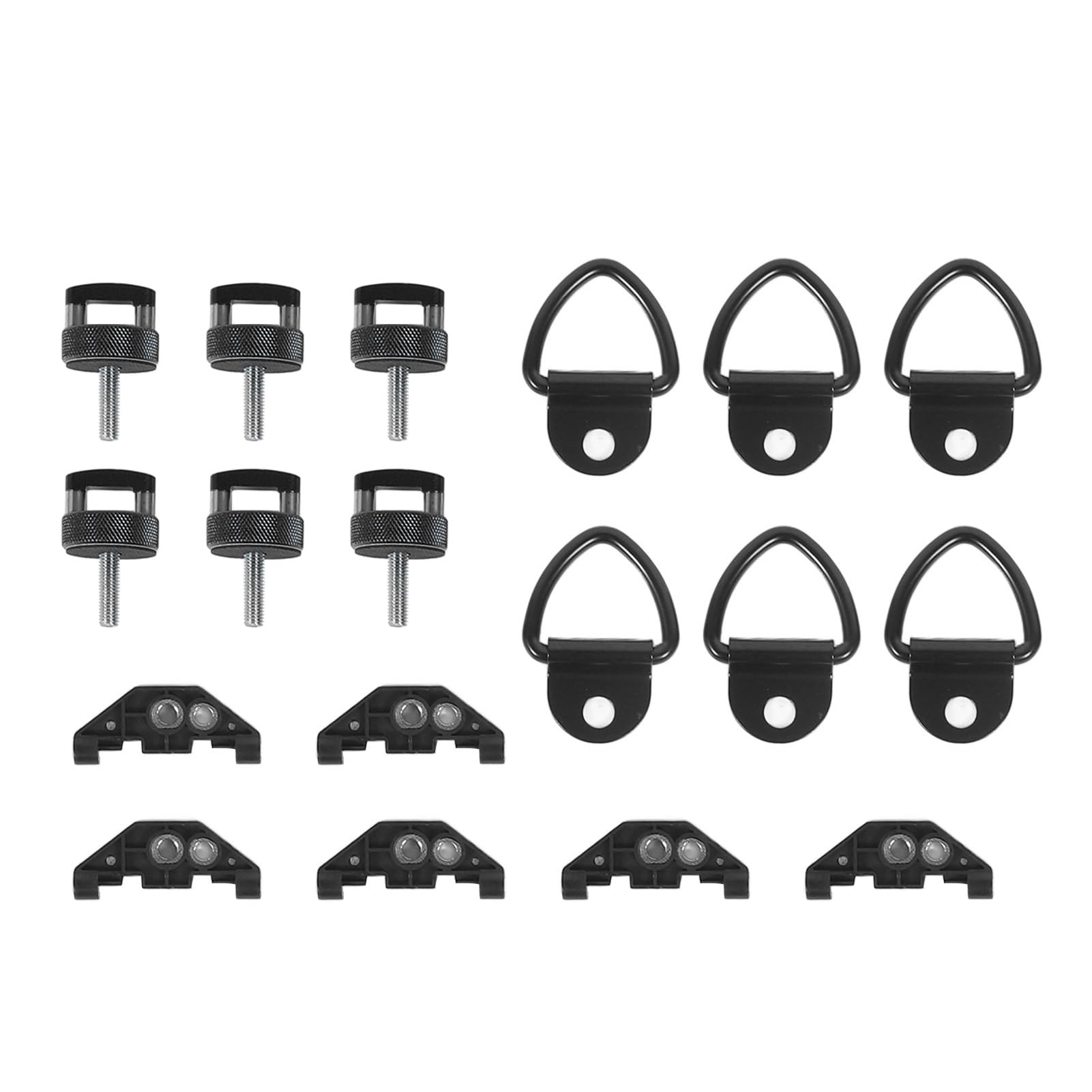 6 Sätze Hardtop-Schrauben mit D-Ringen, Stahl-Billet-Aluminium, Schnellverschluss-Rändelschrauben-Mutter-Kit für JK JLU 2007 Bis 2018, Hardtop-Befestigungsschrauben-Set 6 Sätze Hardtop-Schrauben mit D-Ringen, Stahl-Billet-Aluminium, Schnellverschluss-Rändelschrauben-Mutter-Kit für JK JLU 2007 Bis 2018, Hardtop-Befestigungsschrauben-Set von Yctze