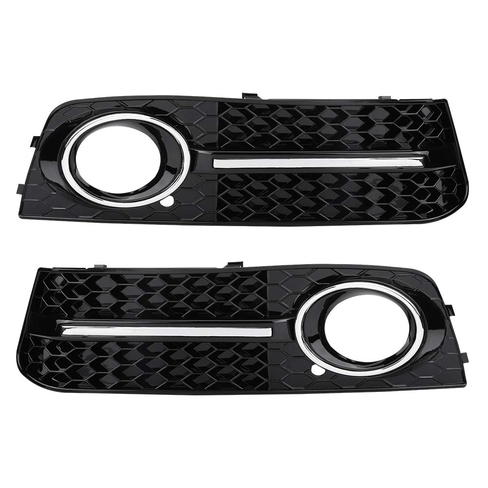 Yctze Chrome Auto Kühlergrill, Nebelscheinwerfer Abdeckung Grills Kühlergrill Ersatz für A4 S4 B8 09-12 Audi A4 B8 Nebelscheinwerfer Abdeckung Yctze Chrome Auto Kühlergrill, Nebelscheinwerfer Abdeckung Grills Kühlergrill Ersatz für A4 S4 B8 09-12 Audi A4 B8 Nebelscheinwerfer Abdeckung von Yctze