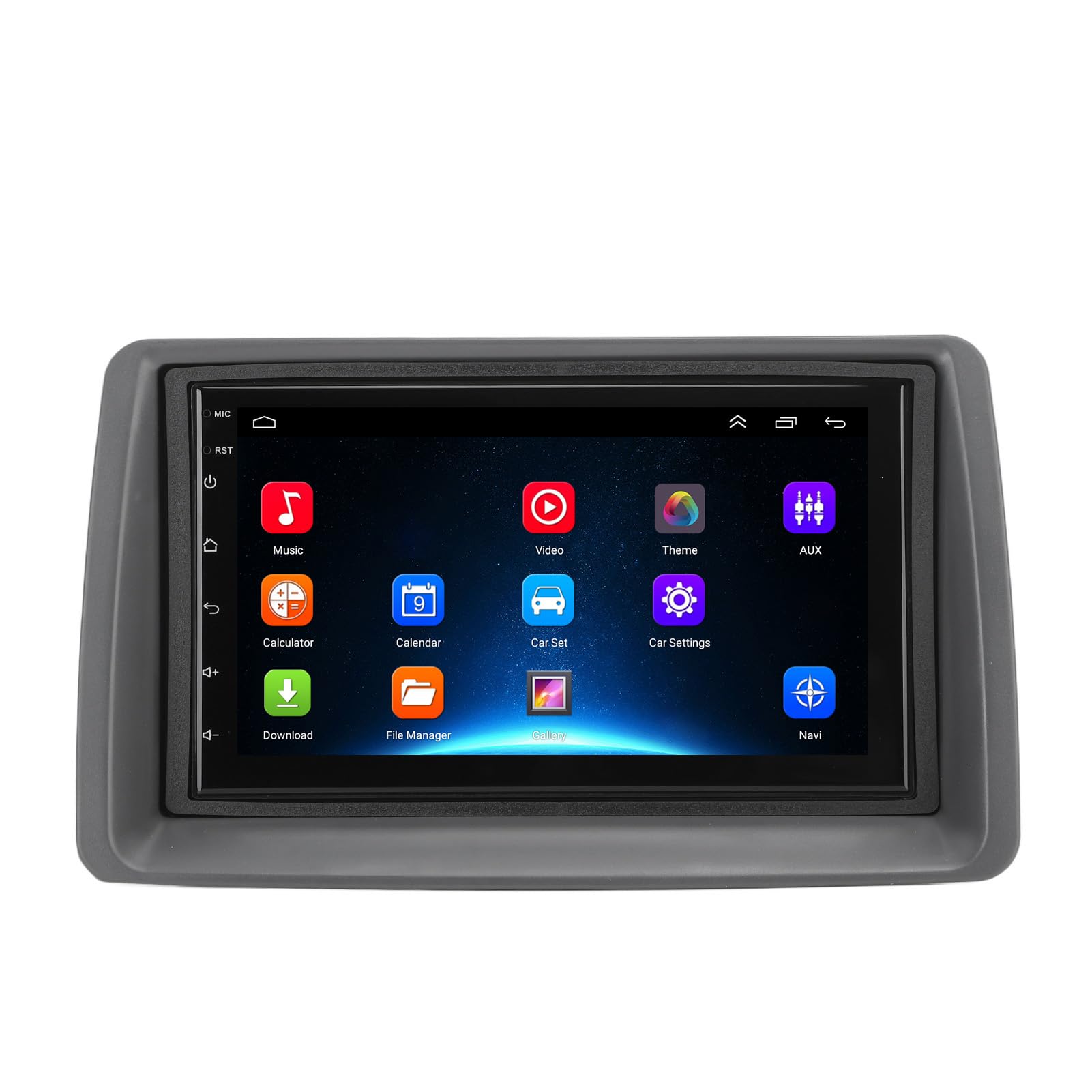 Autoradio 7 Zoll Touchscreen Wifi GPS Navigation Wireless Carplay für12 Ersatz fürPanda 2003 Bis 2012 (1+16+Carplay) von Yctze