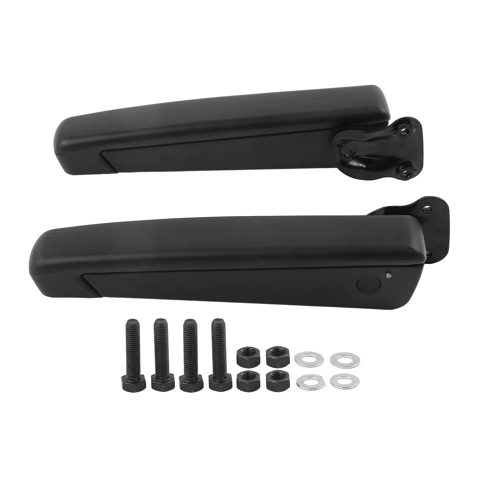 Autositz-Armlehne Paar Auto Verstellbare Sitzarmlehne Stoßfester PU-Schwamm Schwarz Flexible Autoteile Universal für Autos LKW Autositz-Armlehne Paar Auto Verstellbare Sitzarmlehne Stoßfester PU-Schwamm Schwarz Flexible Autoteile Universal für Autos LKW von Yctze