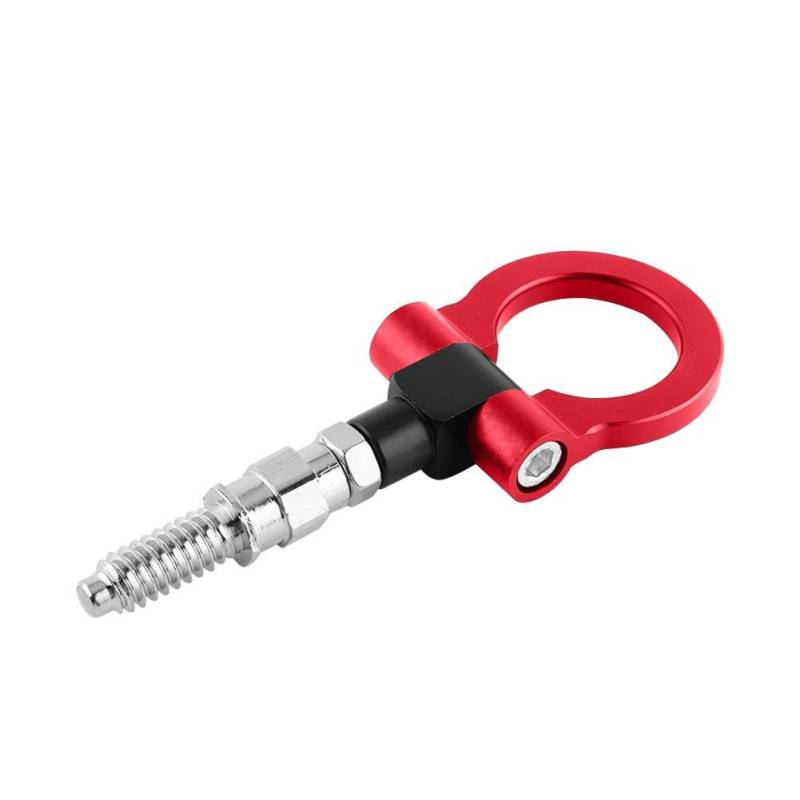 E92 Abschlepphaken - Auto Abschlepphaken Ring Anh?Nger Aluminiumlegierung Vorne Hinten Abschlepphaken Abschleppring Werkzeug Ersatz Für Die E-Serie(Rot) von Yctze