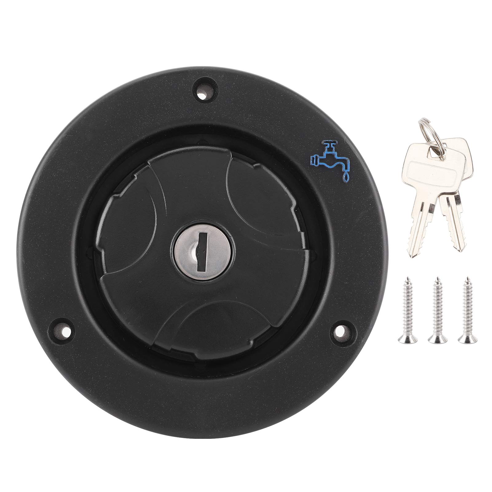 Ersatz für RV Caravan Wohnmobil Freshwater Inlet Abschließbarer auslaufsicherer Wassereinfülldeckel mit 2 Schlüsseln Ersatz für RV Caravan Wohnmobil Freshwater Inlet Abschließbarer auslaufsicherer Wassereinfülldeckel mit 2 Schlüsseln von Yctze