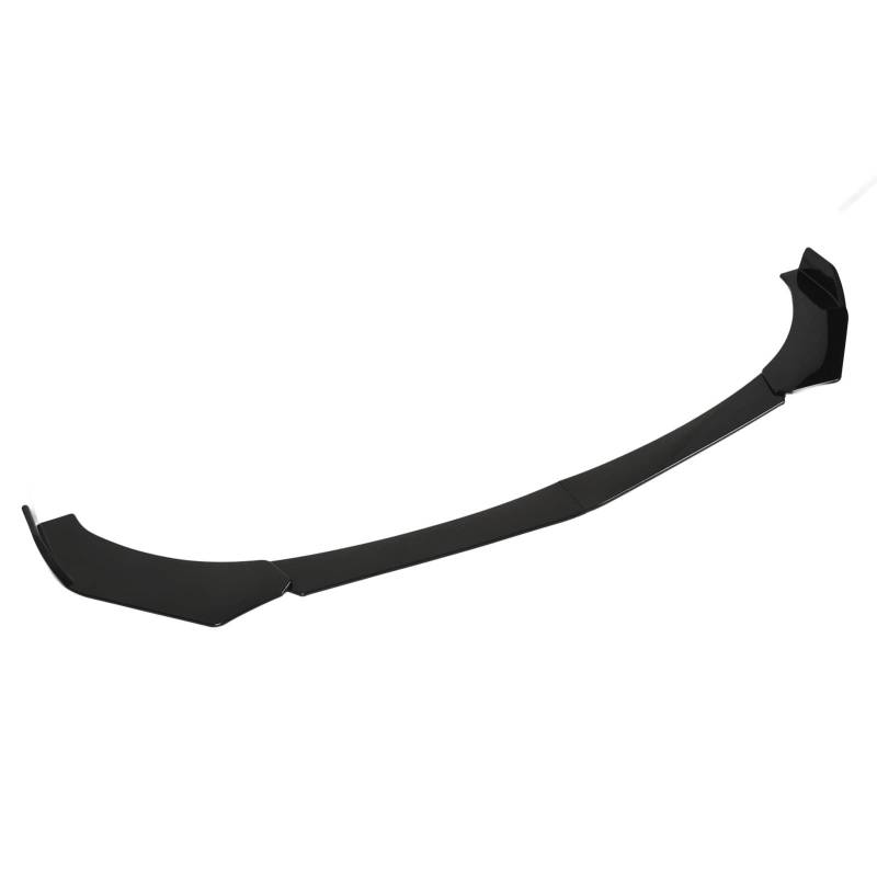 Frontstoßstangen-Kinnspoiler, Glänzend Schwarz, Universelle Passform, ABS-Material, Einfache Installation für Alle Autos von Yctze
