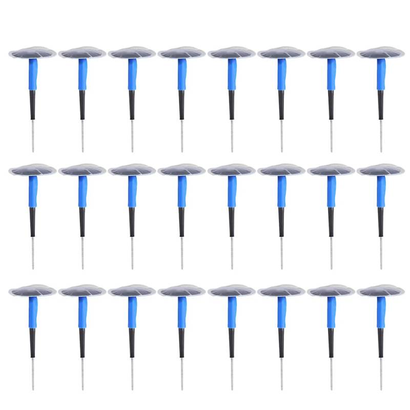 Für reifen pilz 24 Stück Plug Patch Puncture Rep ller schlauchloser Reifen pilz Puncture Rep Pilz Plug Patch Kaugummi Auto Motorrad Reparatur Plug Patch (36 * 4mm) von Yctze