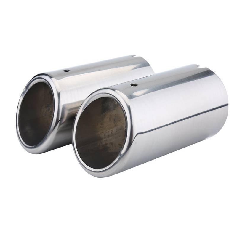 Auspuffblenden Auspuffblende Endrohrblenden Endrohrblende Auspuff Blende Endrohr Endrohre 1 Paar Auto Auspuff Endrohre Schalldämpfer Tipps Ersatz 67mm von Yctze