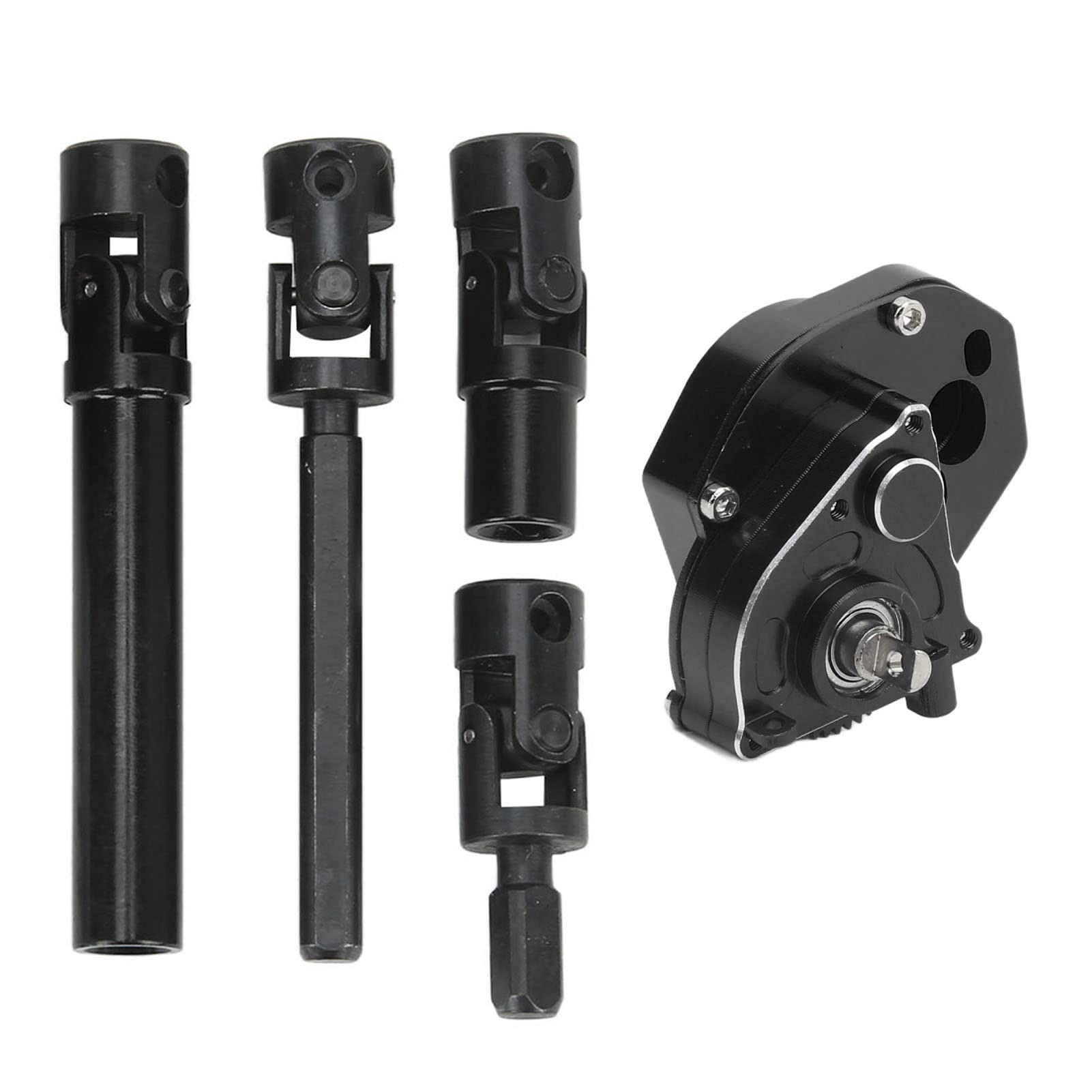 Hochleistungs-Aluminium-Legierung RC Carbox und Antriebswelle für Axiale SCX24 /24-Fahrzeuge (BLACK) von Yctze