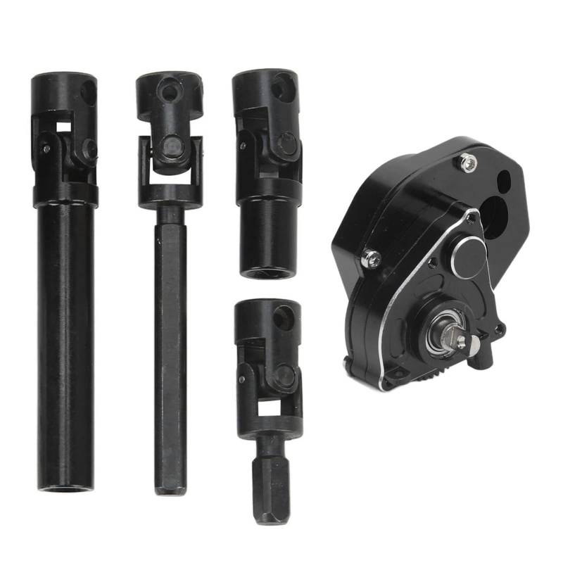 Hochleistungs-Aluminium-Legierung RC Carbox und Antriebswelle für Axiale SCX24 /24-Fahrzeuge (BLACK) von Yctze