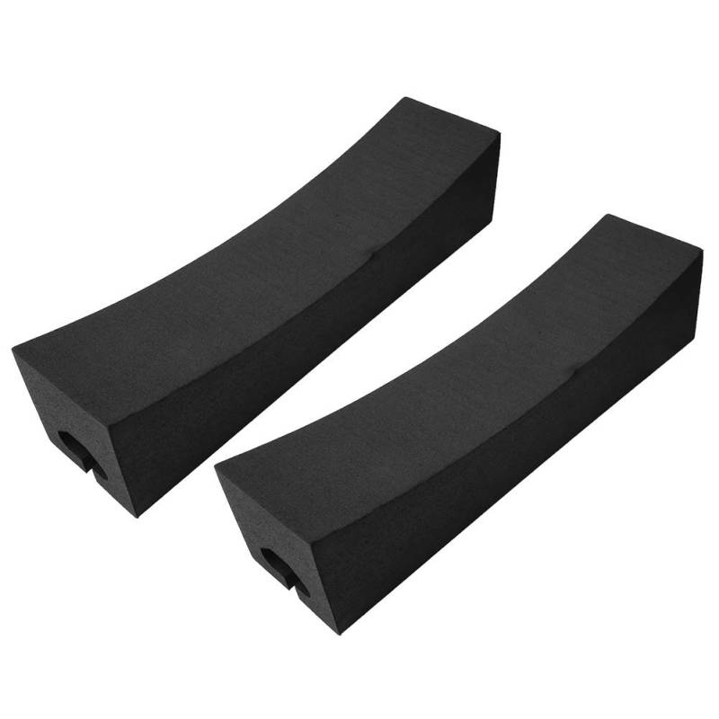 Yctze Schaumstoffblöcke Eva Outdoor Tragbare Autodachträger Bars für Surfbrett & SUP, Schwarz, Auto von Yctze