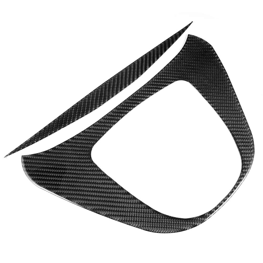 Kohlefaser-Aufkleber, Multimedia-Panel-Abdeckung, 2er-Set, Weiche Echte Kohlefaser, Mittelkonsole, Gangschaltung, Multimedia-Panel, Passend für V-Klasse 2015 Bis 2020 Kohlefaser-Aufkleber, Multimedia-Panel-Abdeckung, 2er-Set, Weiche Echte Kohlefaser, Mittelkonsole, Gangschaltung, Multimedia-Panel, Passend für V-Klasse 2015 Bis 2020 von Yctze