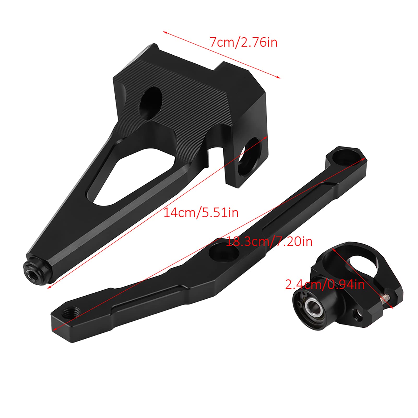 Motorrad-CNC-Lenkungsdämpfer-Stabilisator-Halterung für MT09 FZ09 2013-2017 Optimiert Motorrad-CNC-Lenkungsdämpfer-Stabilisator-Halterung für MT09 FZ09 2013-2017 Optimiert von Yctze