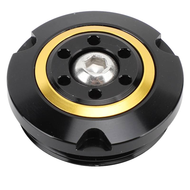 Motorrad-Motoröl-Einfülldeckel, Kraftstofftank-Abdeckkappen aus Aluminiumlegierung füR Enduro R1200GS R 1200 GS LC R1200R, CNC-Verarbeitung mit Schraubenschlüssel (Schwarz von Yctze