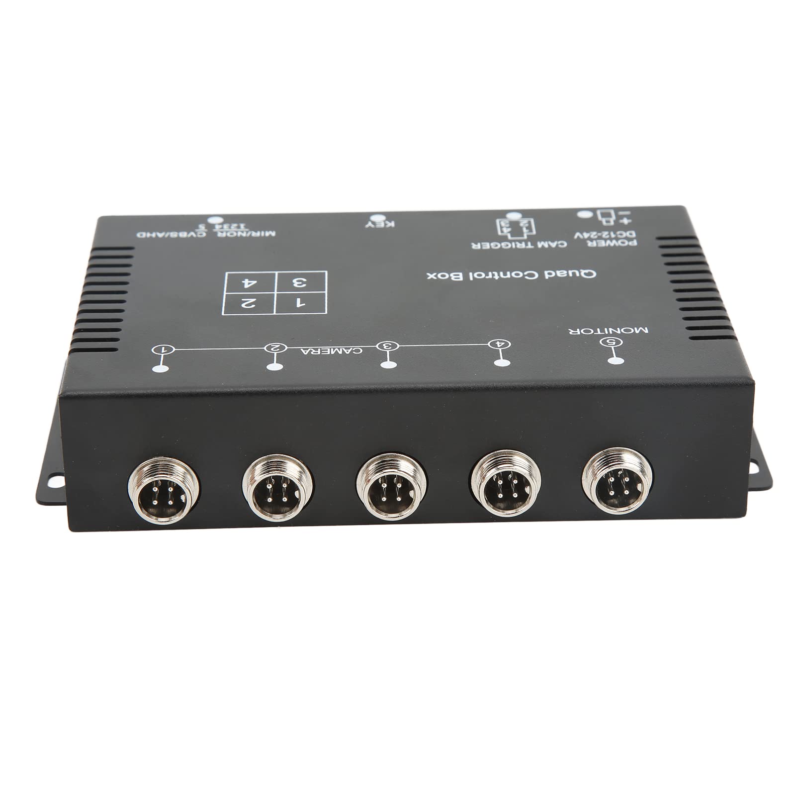 Multiplexer-Steuerbox, Yctze 4-Kanal-Video-Splitter 1080P AHD DC12V 24V Kamera-Videobildschirm-Schalter für Wohnmobil-LKW-Bus-Anhänger Multiplexer-Steuerbox, Yctze 4-Kanal-Video-Splitter 1080P AHD DC12V 24V Kamera-Videobildschirm-Schalter für Wohnmobil-LKW-Bus-Anhänger von Yctze