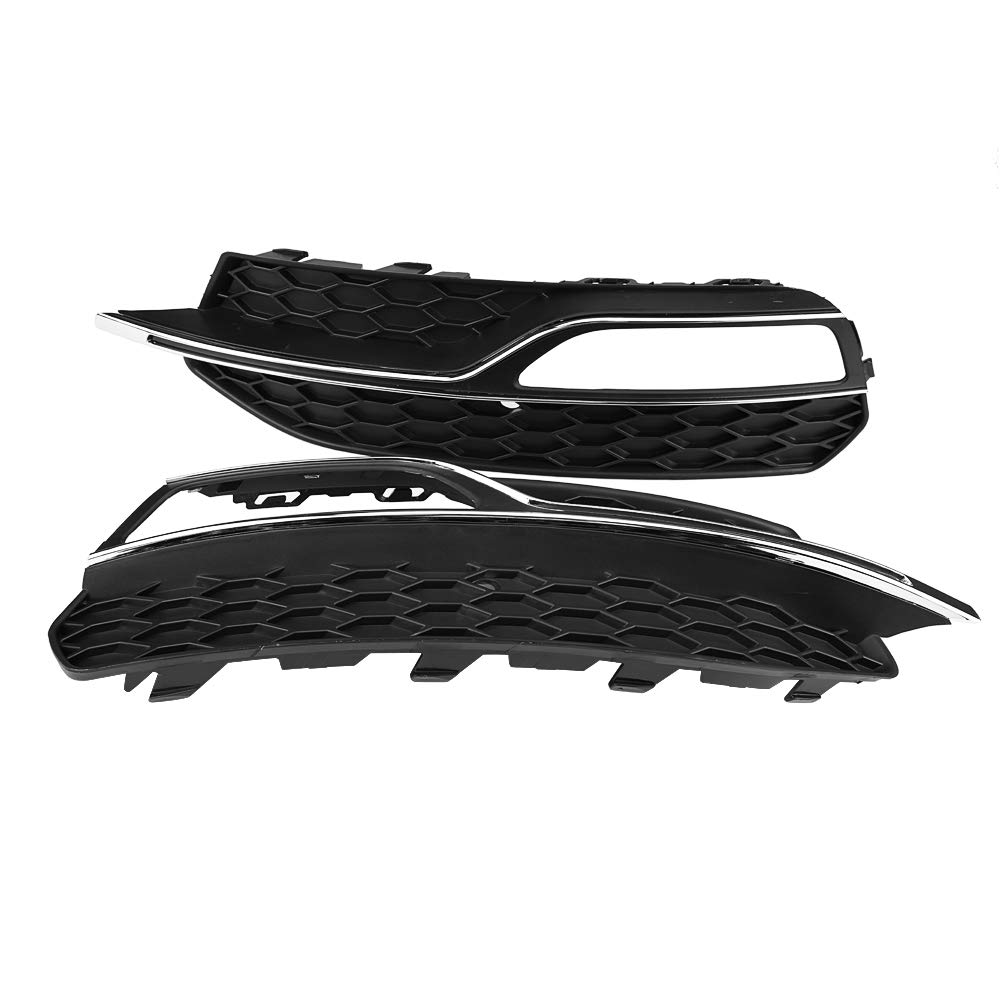 Nebelscheinwerfer Gitter Nebelscheinwerfer Abdeckung Für S3 Style Frontstoßstange Nebelscheinwerfergitter glänzend schwarz für A3 S Line 8V 2013–2016 von Yctze