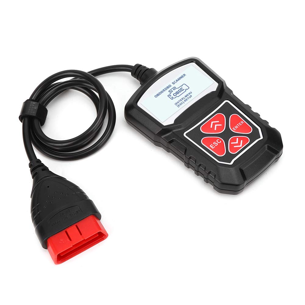 OBD2-Codeleser, Klare Fehlercodes und Echtzeitstatus, Tragbarer Auto-Diagnosescanner mit Großem LCD-Bildschirm für Einfache Bedienung OBD2-Codeleser, Klare Fehlercodes und Echtzeitstatus, Tragbarer Auto-Diagnosescanner mit Großem LCD-Bildschirm für Einfache Bedienung von Yctze