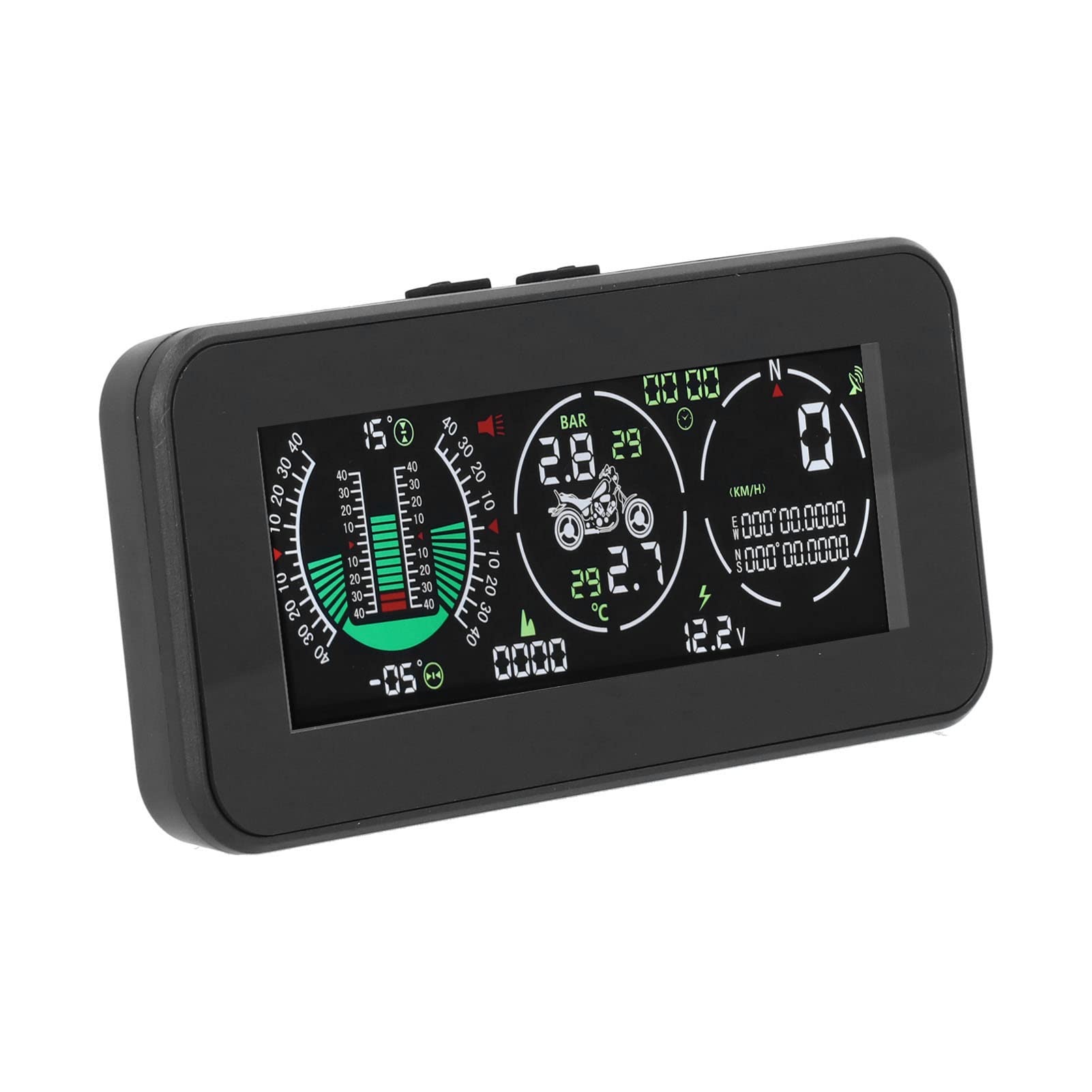 Para Moto Abs und Metall Motorrad Übergeschwindigkeitswarnung Alarm Reifendruck Futter Motorgeschwindigkeit Schwarz Para Moto Abs und Metall Motorrad Übergeschwindigkeitswarnung Alarm Reifendruck Futter Motorgeschwindigkeit Schwarz von Yctze
