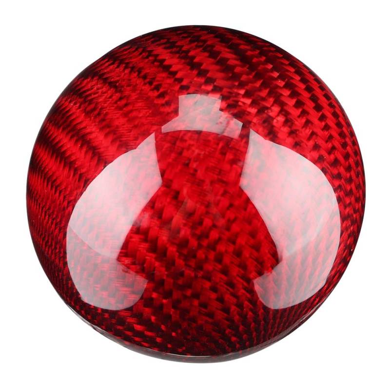 Schaltknauf, Yctze Auto Universal Modifikation Kohlefaser Manueller Schaltknauf Schaltknauf(rot) für manual shifter knob,schaltknauf rot carbon,schaltknauf rot für schaltknauf rot manual shifter knobm von Yctze