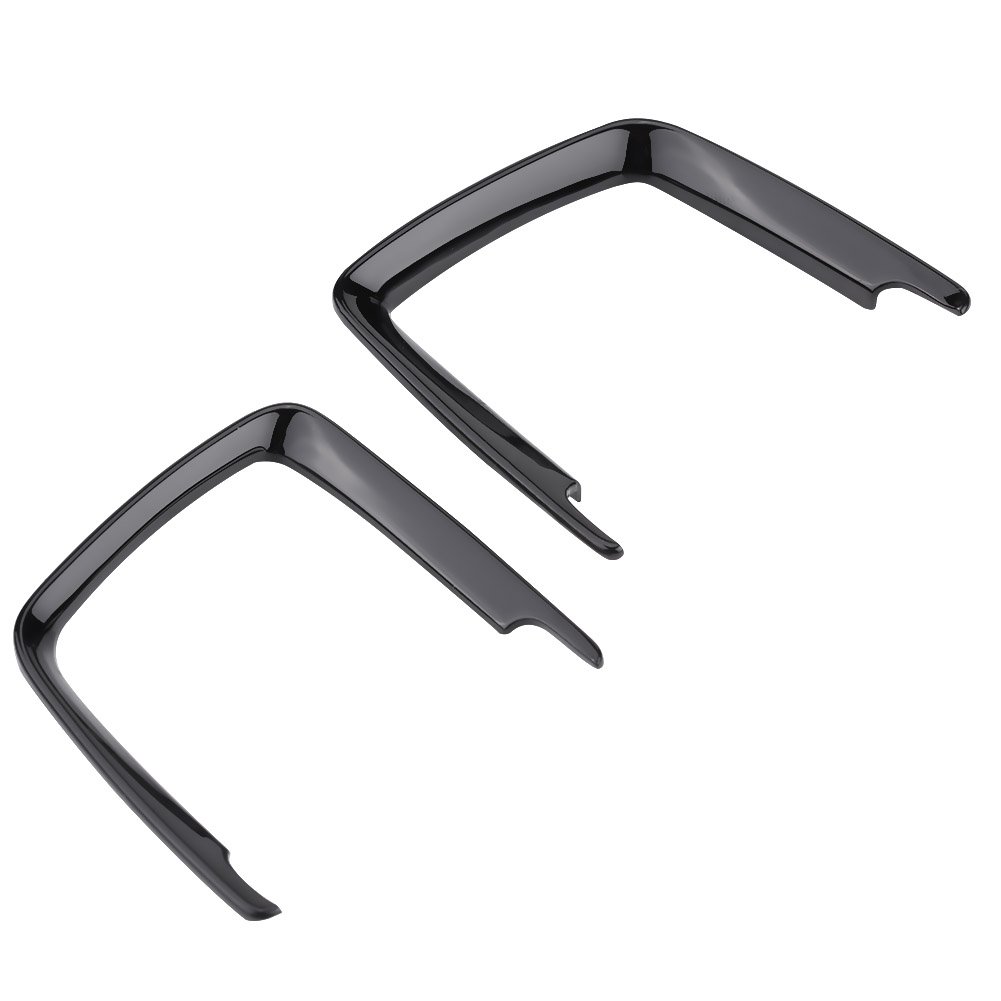 Scheinwerferschalter Rahmenabdeckungsaufkleber für 1 2 3 4 X5 X6 Serie F20 F22 F30 F32 - Silber (Black) von Yctze