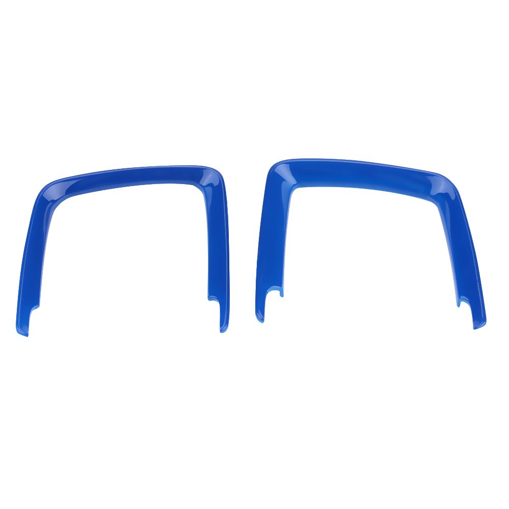 Scheinwerferschalter Rahmenabdeckungsaufkleber für 1 2 3 4 X5 X6 Serie F20 F22 F30 F32 - Silber (Blue) von Yctze