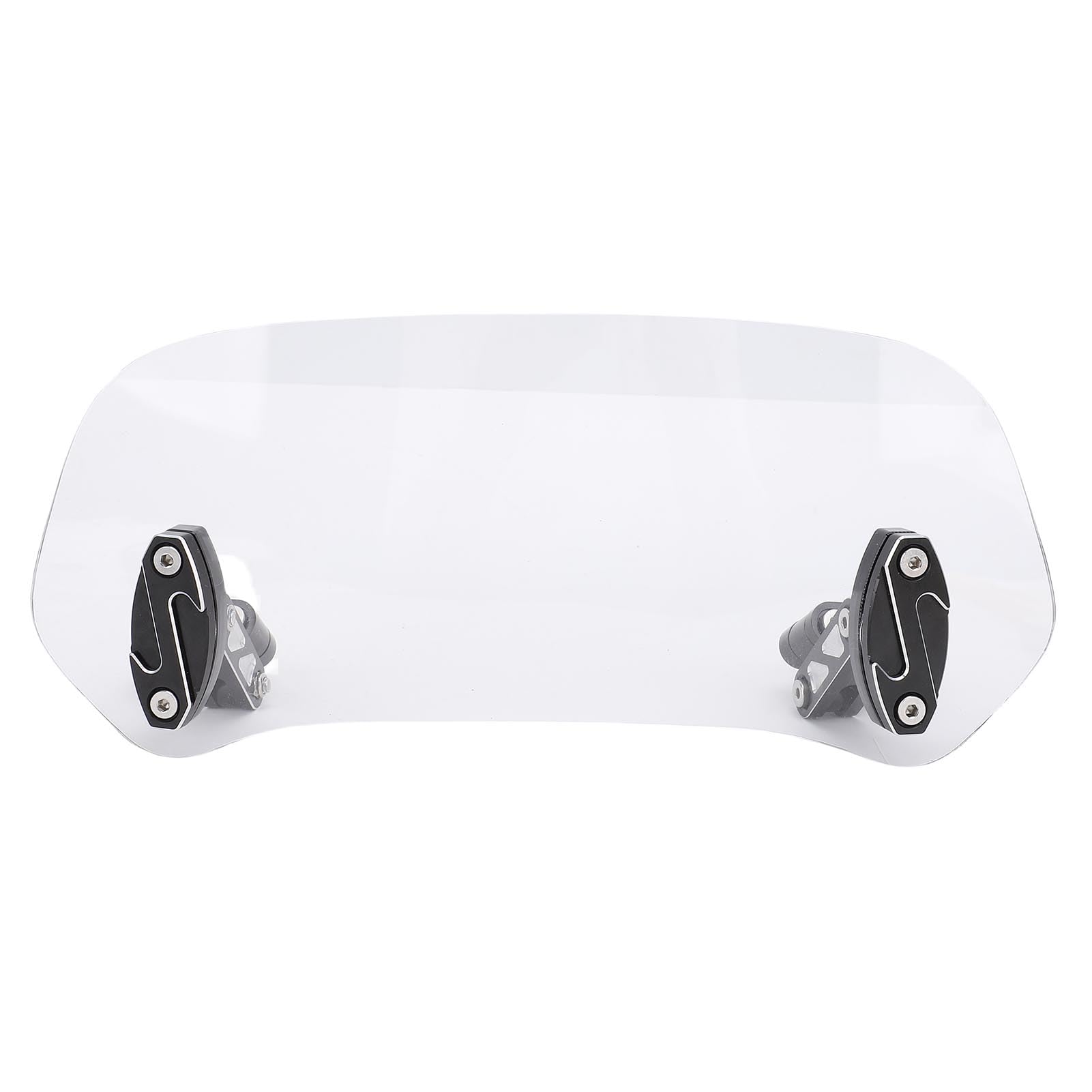 -Windschutzscheibe -Verlängerungsspoiler Wind Defflektor Transparent Einstellbarer Ersatz für Z750 Z800 650 ER6F 1000 Gen 1 KLR 650 Vstrom 650 XT (L 3,2 cm / 1,3in) von Yctze