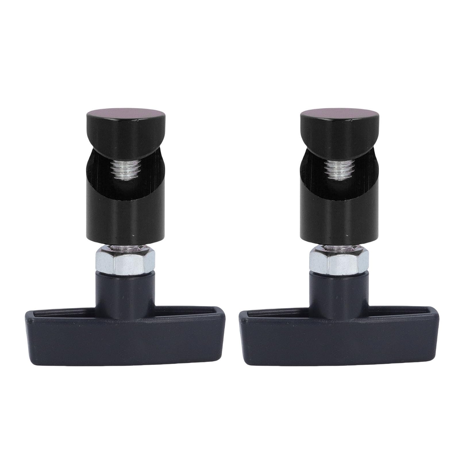 Yctze 2pcs Car Hood Support Stange Fixing Tool Multipurpose Hebelstange Anti -Pinch -Gerät für Limousinen -SUVs Vehikel (Black) von Yctze