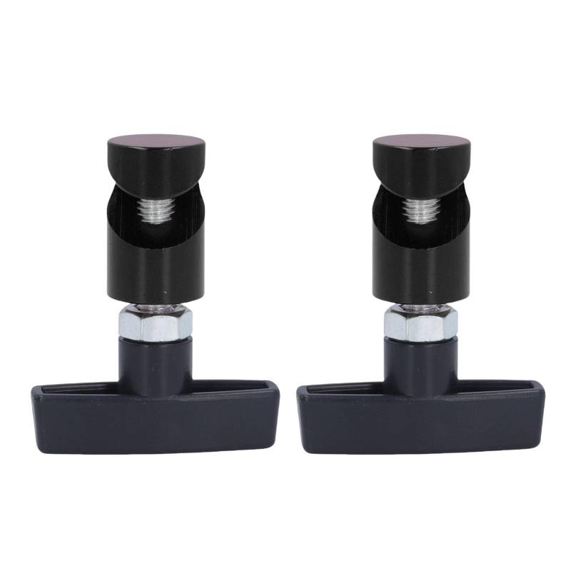 Yctze 2pcs Car Hood Support Stange Fixing Tool Multipurpose Hebelstange Anti -Pinch -Gerät für Limousinen -SUVs Vehikel (Black) von Yctze