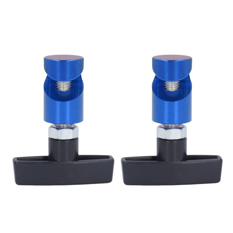 Yctze 2pcs Car Hood Support Stange Fixing Tool Multipurpose Hebelstange Anti -Pinch -Gerät für Limousinen -SUVs Vehikel (Blue) von Yctze