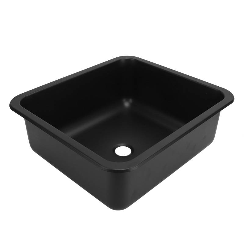 400 X 360 X 150 Mm Wohnmobil-Waschbecken aus Edelstahl 304, Vielseitig Einsetzbar, Großes Fassungsvermögen, Rechteckiges Küchenwaschbecken für Wohnwagen, Wohnmobil, (Kunststoffe von Yctze