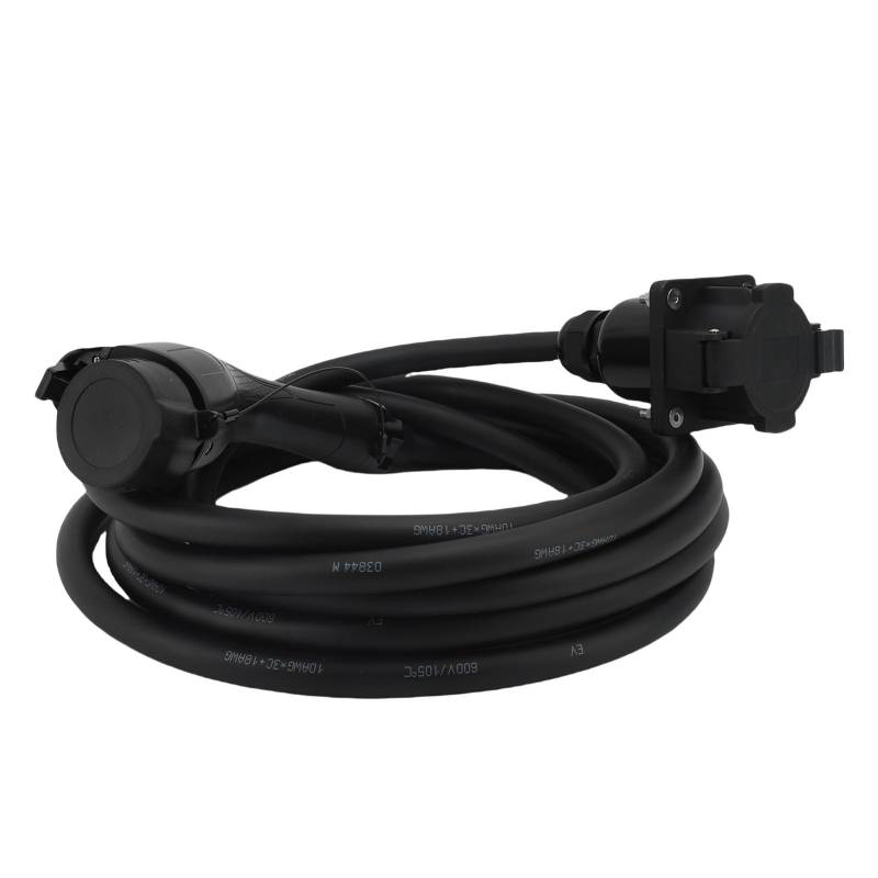 Yctze 6m Typ 1 Doppelanschluss 32A 7,6 KW EV -Ladegerät Kabel PC Reportardant TPE Scratch Proof IP54 für die Meisten Neuen Energiefahrzeuge mit Schutzfunktionen für eine Sichere von Yctze