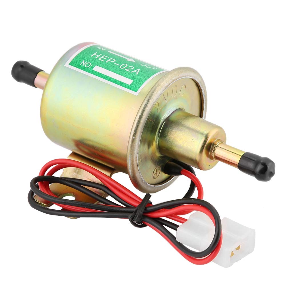 Yctze elektrische benzinpumpe, HEP-02A Universal Elektrische Kraftstoffpumpe 12V Universal Benzinpumpe für Benzin und Diesel von Yctze