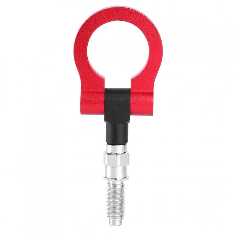 Yctze Abschlepphaken Dekoration, Auto Anhänger Aluminium Legierung Front Abschlepphaken Dekoration Abschleppring für E Serie Rot - Rück Abschlepphaken Dekoration, Abschlepp Werkzeug von Yctze