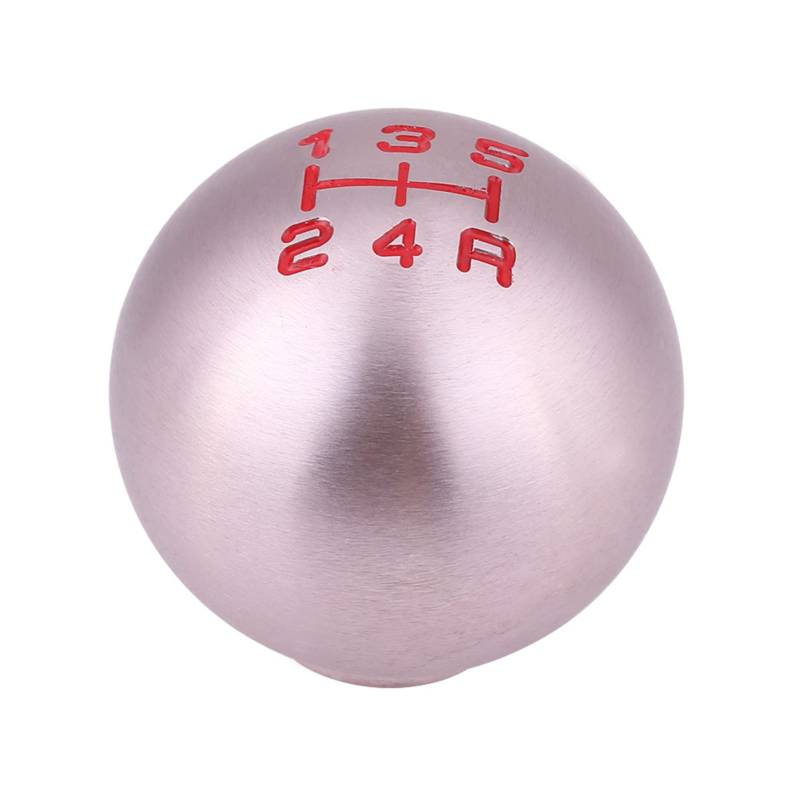 Yctze Aluminiumlegierungknopf füR JDM FD2 Typ R 6 Geschwindigkeit - Kompatibler Austausch füR den Autoknopf (5-Gang-Getriebe) von Yctze