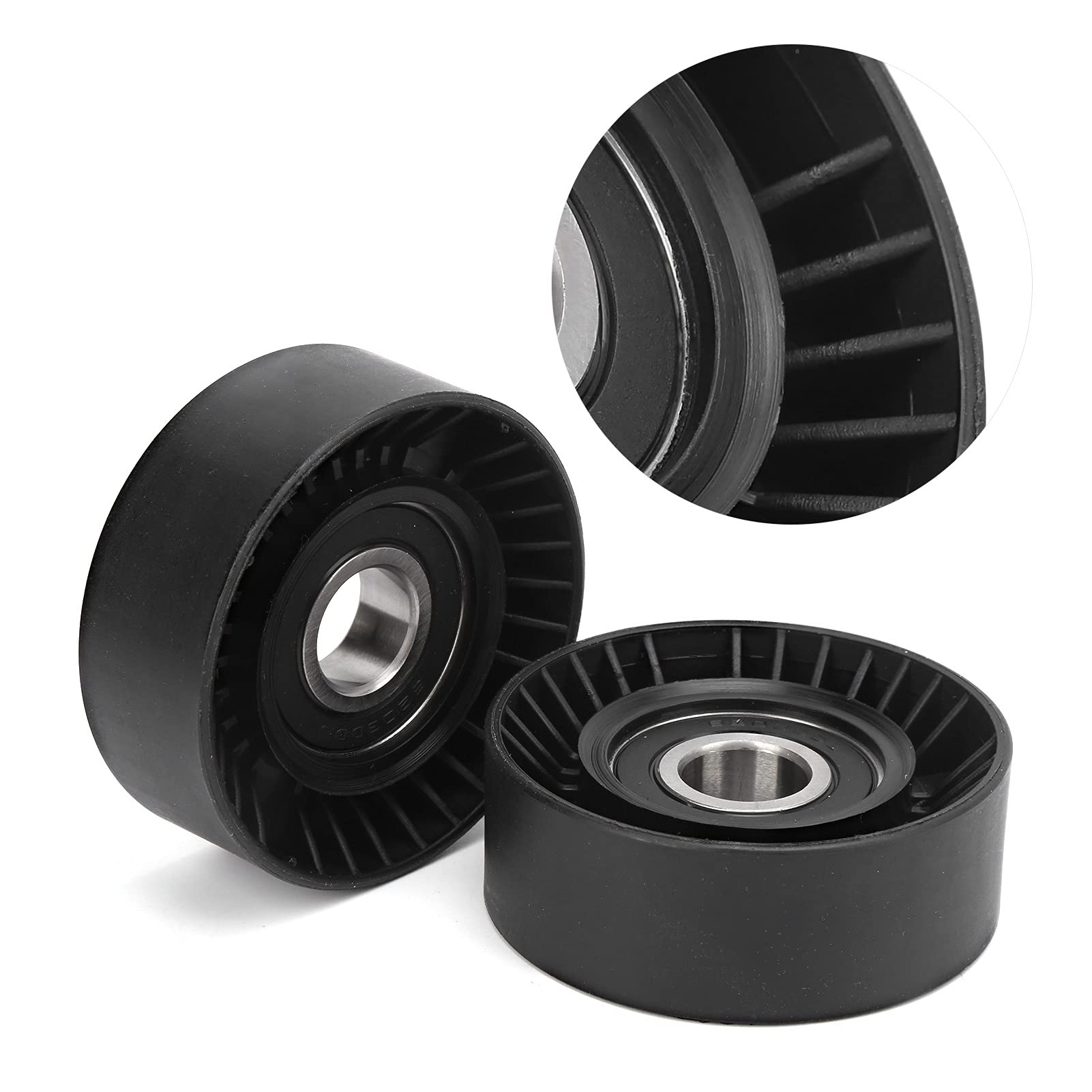 Yctze Belt Idler Pulleys 89133, 2er-Pack Ersatz-Spannrolle für 128i Base Tensioner Pulley 2008-2013, 738018 Drive Belt Pulleys, Lichtmaschinenriemenscheibe, Autozubeh?r Yctze Belt Idler Pulleys 89133, 2er-Pack Ersatz-Spannrolle für 128i Base Tensioner Pulley 2008-2013, 738018 Drive Belt Pulleys, Lichtmaschinenriemenscheibe, Autozubeh?r von Yctze