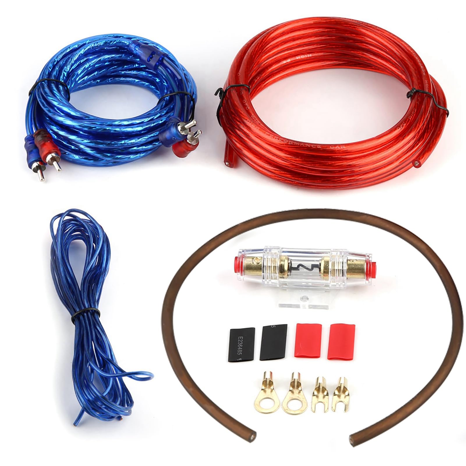 Yctze Endstufe Kabel Anschlusskabel Kfz Verstärker Kabelsatz Anschluss Car Audio Subwoofer Verstärker Lautsprecher Installation Kabel Kit mit Sicherung Yctze Endstufe Kabel Anschlusskabel Kfz Verstärker Kabelsatz Anschluss Car Audio Subwoofer Verstärker Lautsprecher Installation Kabel Kit mit Sicherung von Yctze