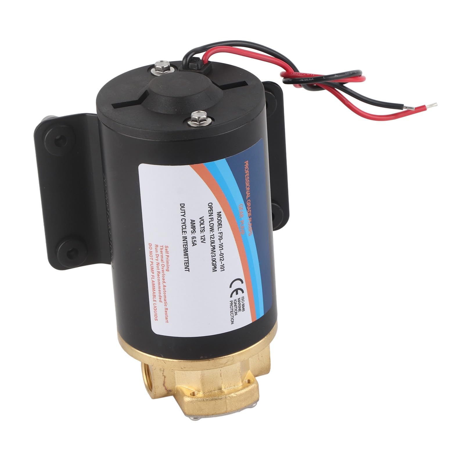 Yctze Hochleistungs-Elektroölpumpe Selbstverdiener-Extraktor 12,0 L/min Rate mit Kapazität für Verschiedene Flüssigkeiten (F70-101-012-101(12V)) von Yctze