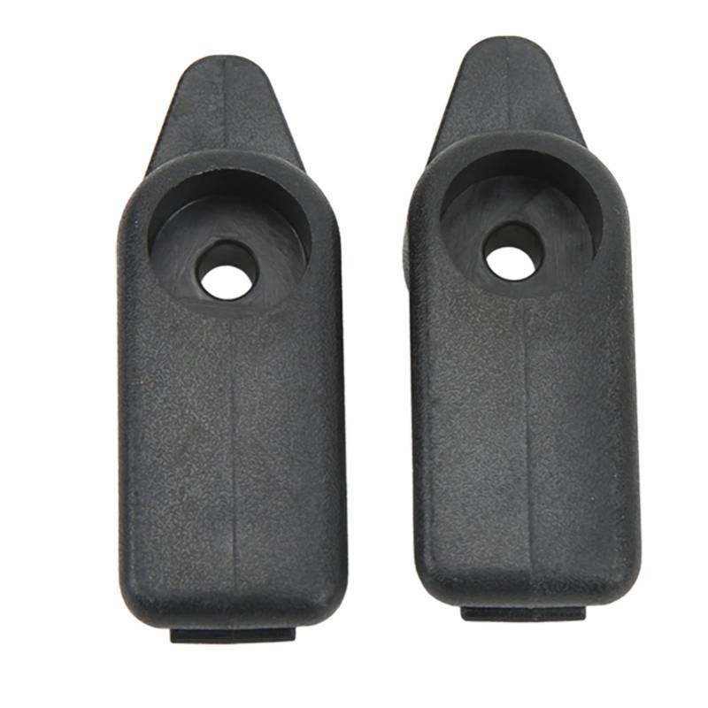 Yctze Paar Auto-Sonnenblenden-Clip-Halterungshalter Schwarz 10411 Automobil-Innenvisieresc5 Corvette-Zubehör Sonnenblenden-Clips 10411051 Sonnenblenden-Halterung P von Yctze