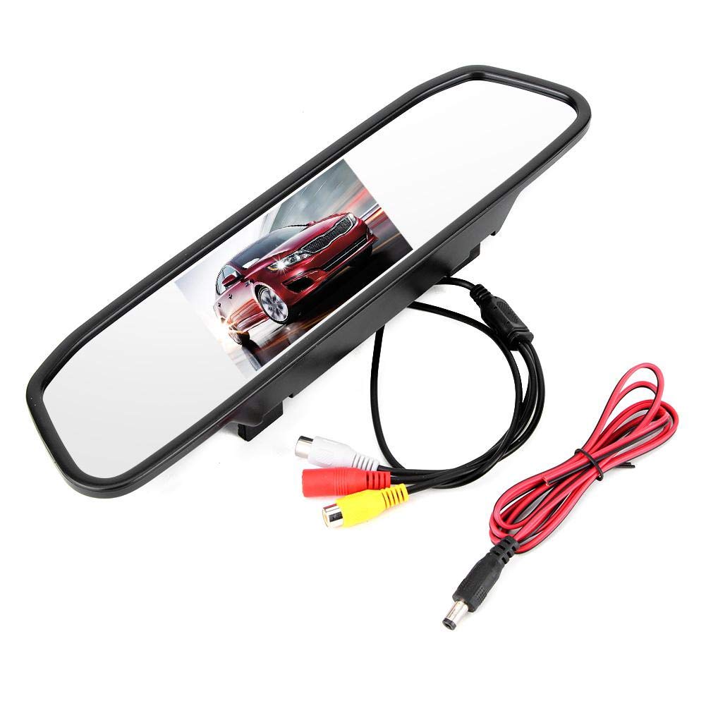 Yctze Rückspiegelmonitor, 4,3-Zoll-Auto-Rückspiegelmonitor HD TFT-LCD-Bildschirm 2 Kanäle Videoeingang für Auto Monitor Rückspiegel Monitor 4.3in Auto Monitor Rückfahrmonitor HD Car Monitor Yctze Rückspiegelmonitor, 4,3-Zoll-Auto-Rückspiegelmonitor HD TFT-LCD-Bildschirm 2 Kanäle Videoeingang für Auto Monitor Rückspiegel Monitor 4.3in Auto Monitor Rückfahrmonitor HD Car Monitor von Yctze