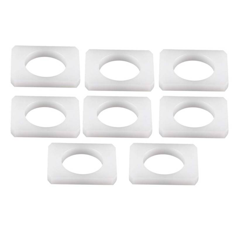 Z3-8pcs Rail Bushes,ABS Auto Bushes Buchsen Ersatz für Z3 E36 E37 E38 (Weiß) von Yctze
