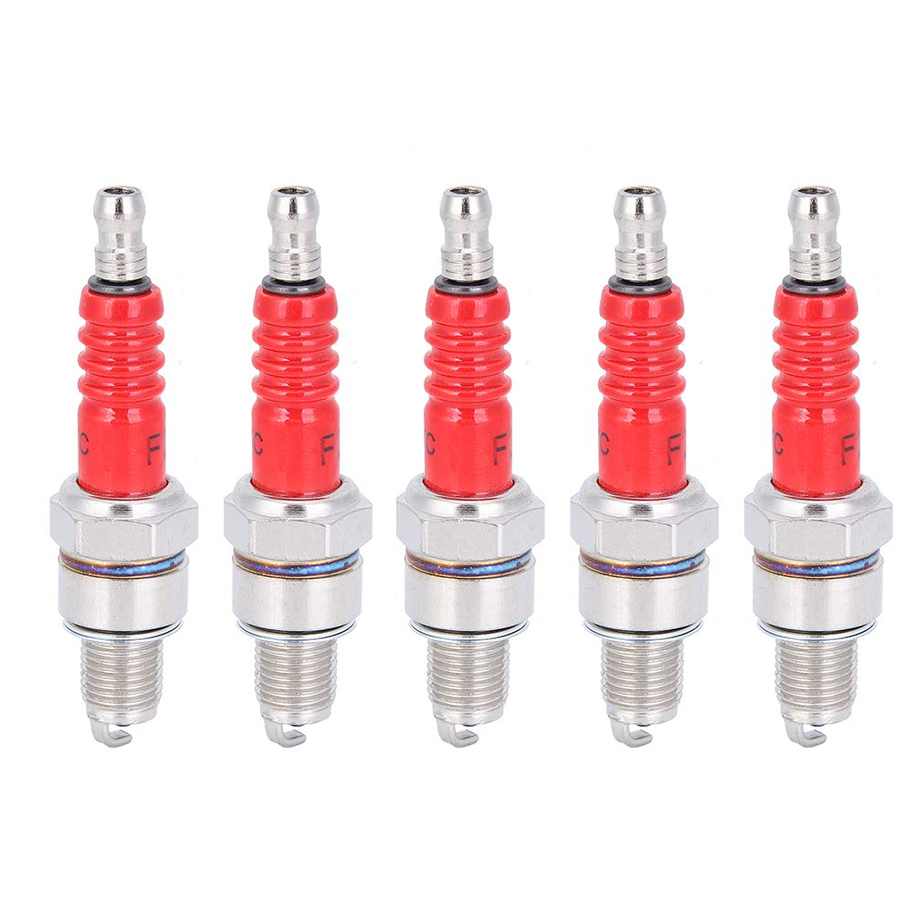 Gy6 Zündkerze A7Rtc - Zündkerze 5Pcs Metal Racing Zündkerze Mit 3 Elektroden Zündkerze Hauptsächlich Ersatz Für Roller C7Ha C7Hsa C5Ha C5Hsa U22Fs-U U16Fs-U U16Fs-Ub-Ub U16Fsr Gy6 Zündkerze A7Rtc - Zündkerze 5Pcs Metal Racing Zündkerze Mit 3 Elektroden Zündkerze Hauptsächlich Ersatz Für Roller C7Ha C7Hsa C5Ha C5Hsa U22Fs-U U16Fs-U U16Fs-Ub-Ub U16Fsr von Yctze